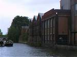 Working boats moored at Oxford