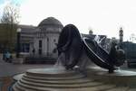 Fountain in Centenary Square, NIA Birmingham