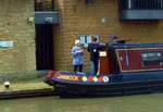 filling with water at Stoke Bruerne