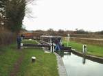 The crew at Hardwick lock