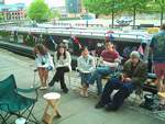 Graduation BBQ in Castlefield basin