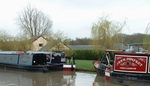 The boats moored at Blue Lias