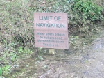 the end of the navigable Basingstoke canal
