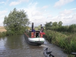 We pass Emily Anne (steam narrowboat)