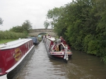 Snipe and Taurus pass our mooring