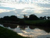 A sunset on the Shropshire Union