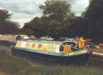 Graham and Hazel on the stern, Steve up front