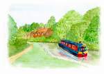 mattboat watercolour by B Keens